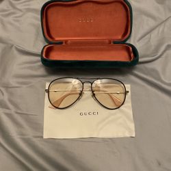 Gucci Peach Aviators *Authentic* OBO