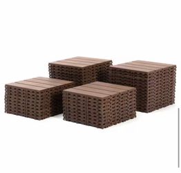Interlocking Patio Deck Tiles (44-Pack)