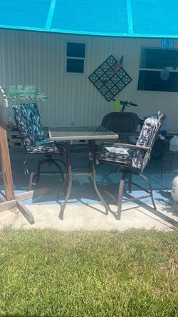 Bistro patio set furniture backyard