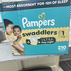 Pampers swaddles size one