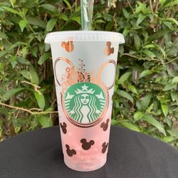 Disney Theme- Starbucks Cup Rosegold 😍