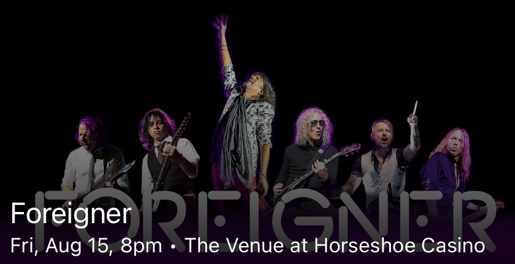 Foreigner at Hammond Horseshoe Casino Friday August 15