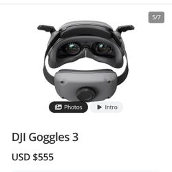 Dji Goggles 3 Fpv Goggles