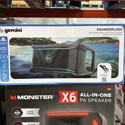Gemini Soundsplash Floating Bluetooth Speaker Brand New In Box 