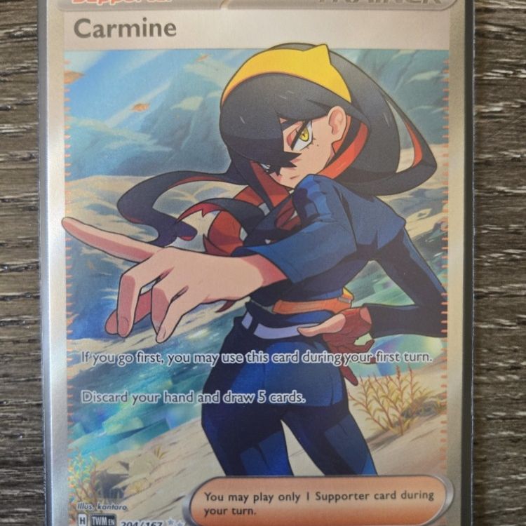carmine pokemon card full art pokemon SV06: Twilight Masquerade Carmine