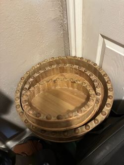Rustic Wooden Serving Trays –