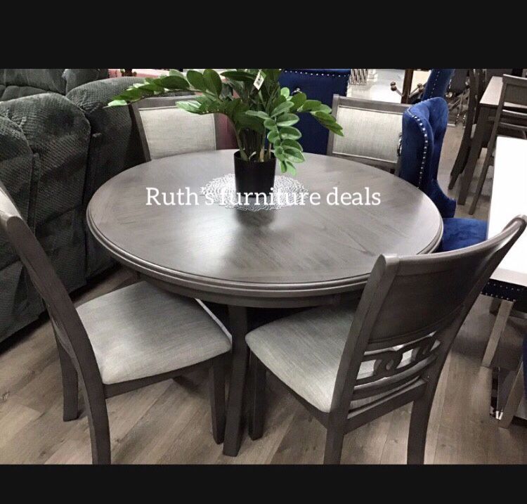 5 pc Round Dining Table Set,All Products : American Fashion Style Bags On Sale