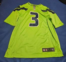Used Seattle Seahawks Russell Wilson Nike Color Rush Jersey, Men's Medium