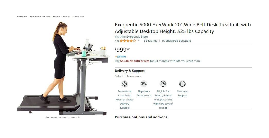 Exerpeutic 5000 ExerWork