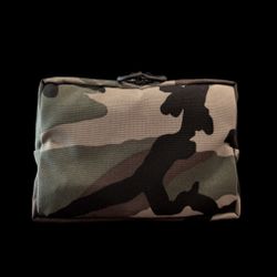 Large / Wide PALS MOLLE General Purpose (GP) Pouch, Woodland M81 Camo, USA-Made 