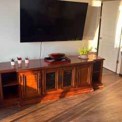 Wooden TV Console