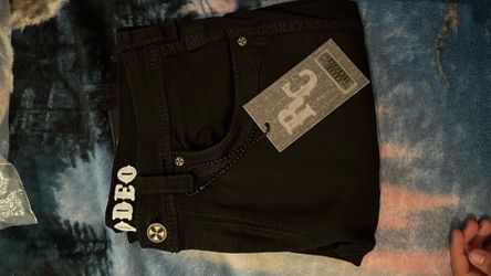 Black cowboy pants