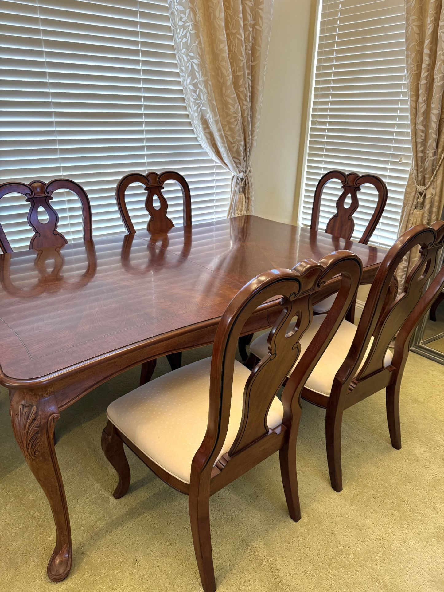 Dining Table Set With 6 Chairs