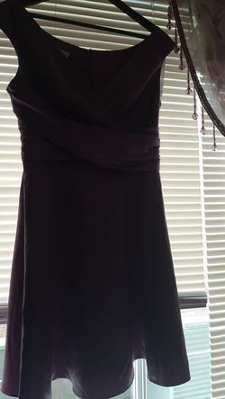 Davids Bridal bridesmaid dress.