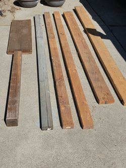 Lumber left over from a project. Strait, no termites