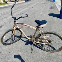 Huffy Cruiser Bike Beige Good Condition