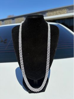 8mm 20” Moissanite Cuban Link
