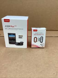 VIOFO A229 Plus 2CH Dash Cam with HK4 Hardwire Kit