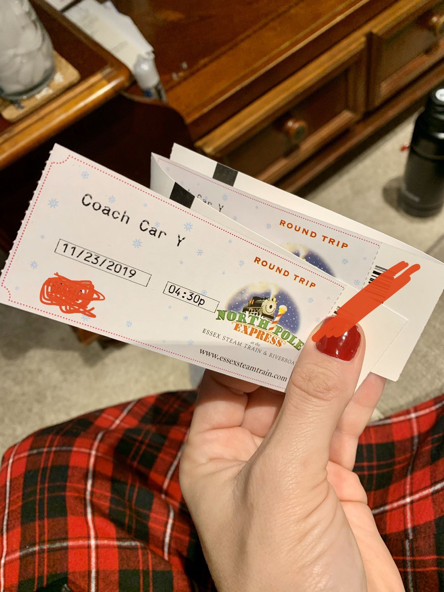 Essex CT North Pole Express Tickets