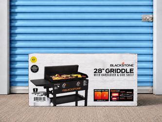 Blackstone 28" Griddle with Hardcover & Side Shelf