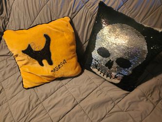 Halloween Throw Pillows Set of 2