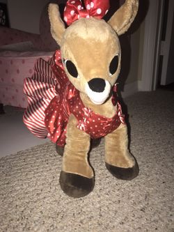 Reindeer plush from Build-A-Bear