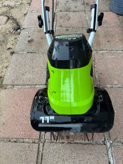 Electric Plug-In 11 inch Tiller