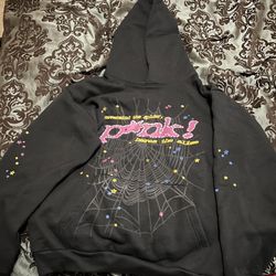 Black (Pink) Spider Hoodie