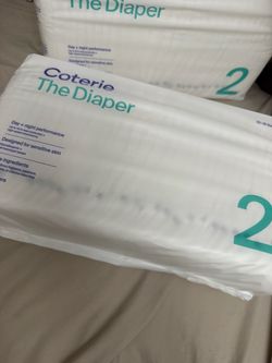 3New Packets Coterie Diapers size 2