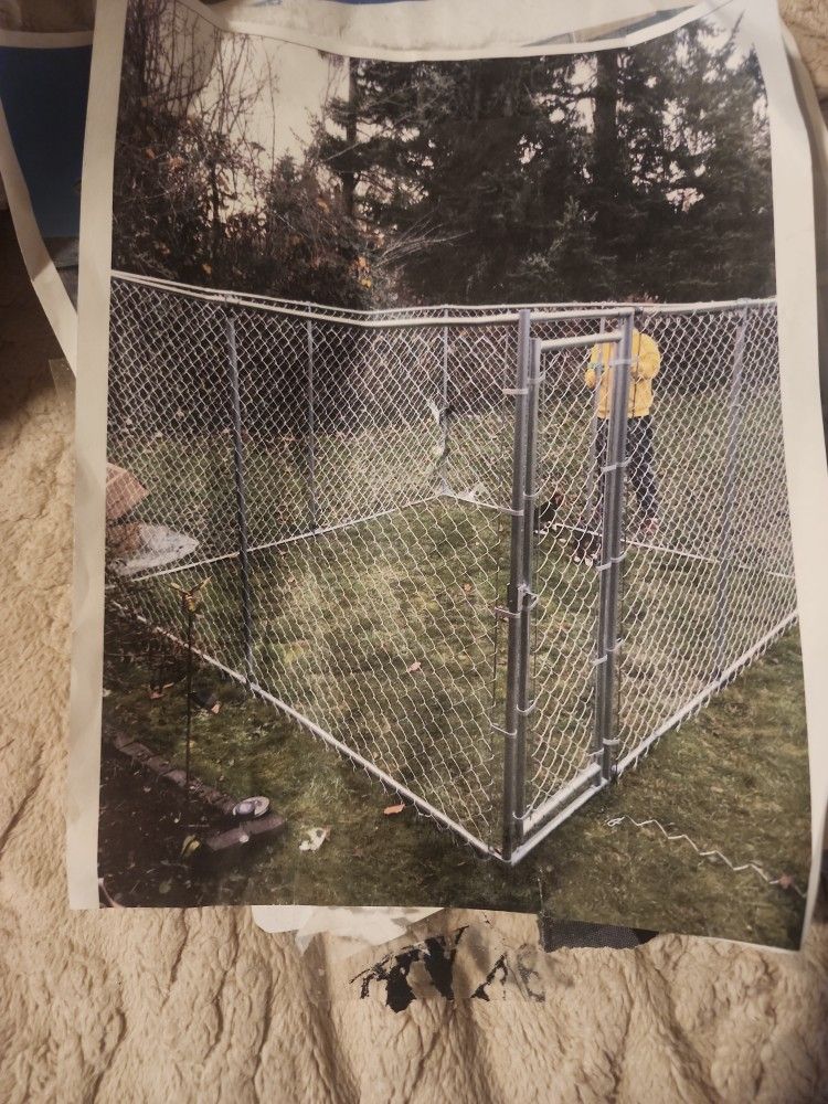 Chain Link Dog Kennel