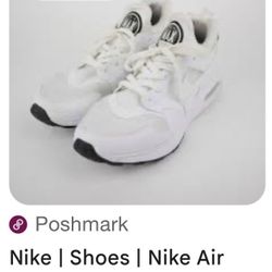 Nike Air Max Prime in a white/pure platinum colorway. Size 9