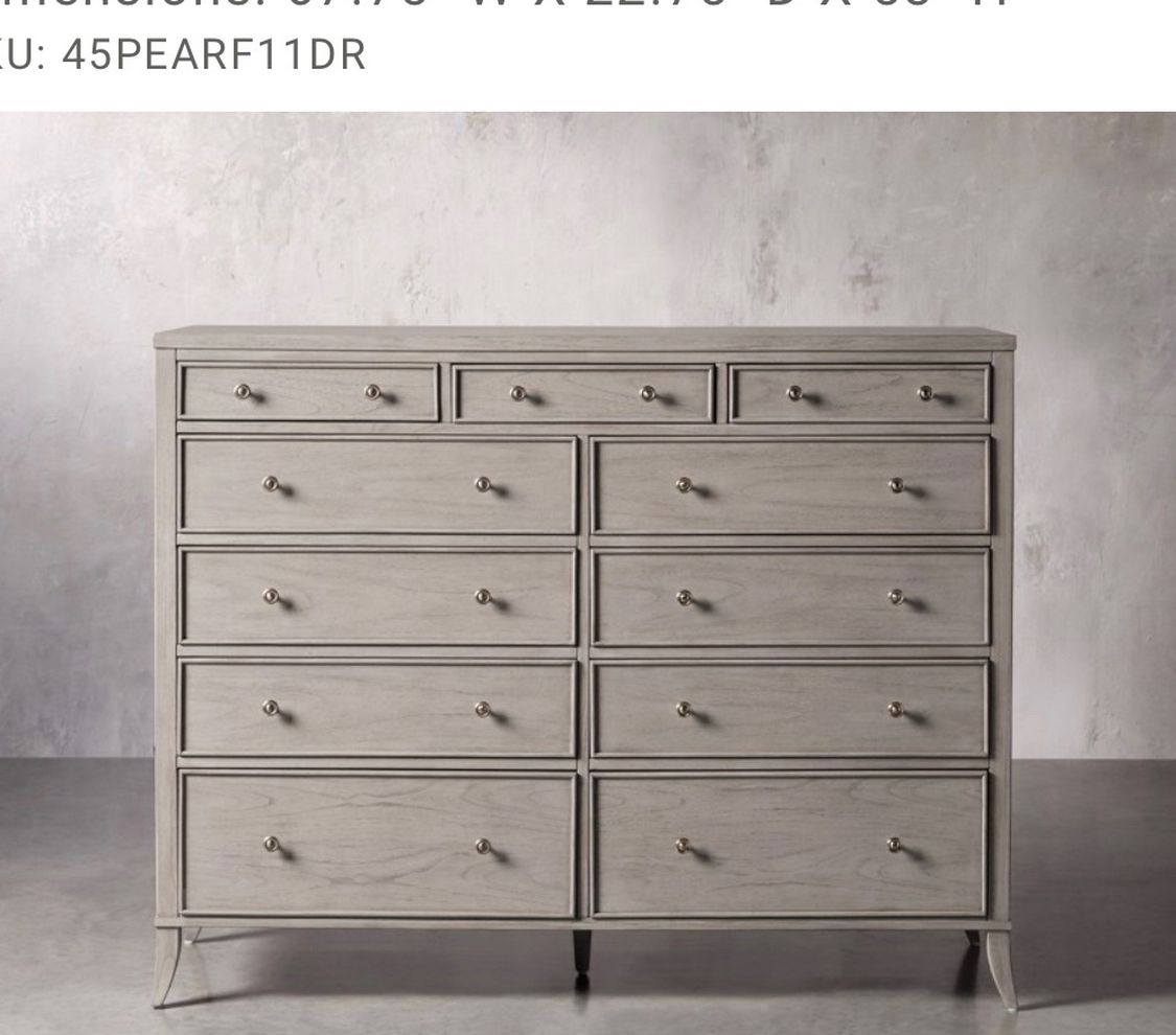 Arhaus Bed and Dresser