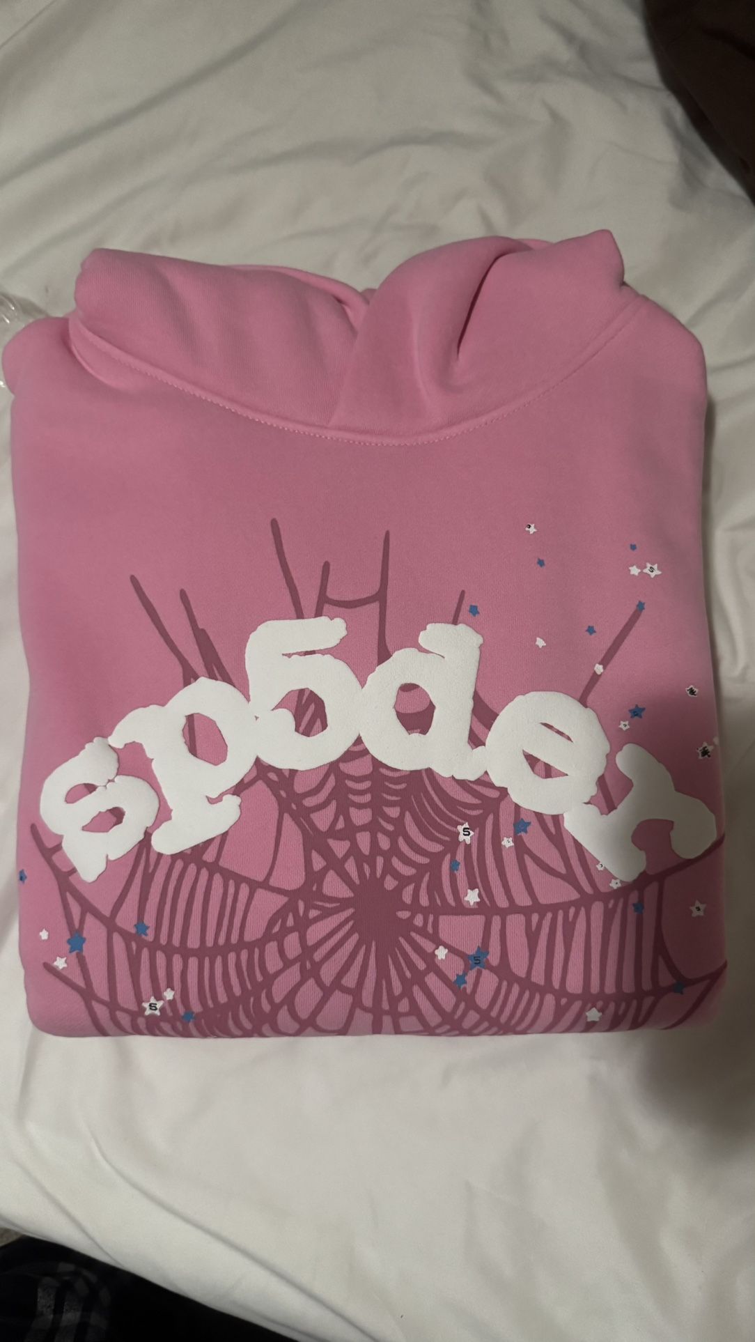 Sp5der OG Web Hoodie “Pink”