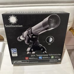 Smithsonian 30X Monocular Kit New
