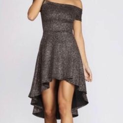Windsor Glitter Dress Small