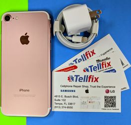 iPhone 7. 32GB. Factory unlocked. Like new condition. With warranty.