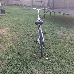 Light Blue Schwinn Hybird Bike