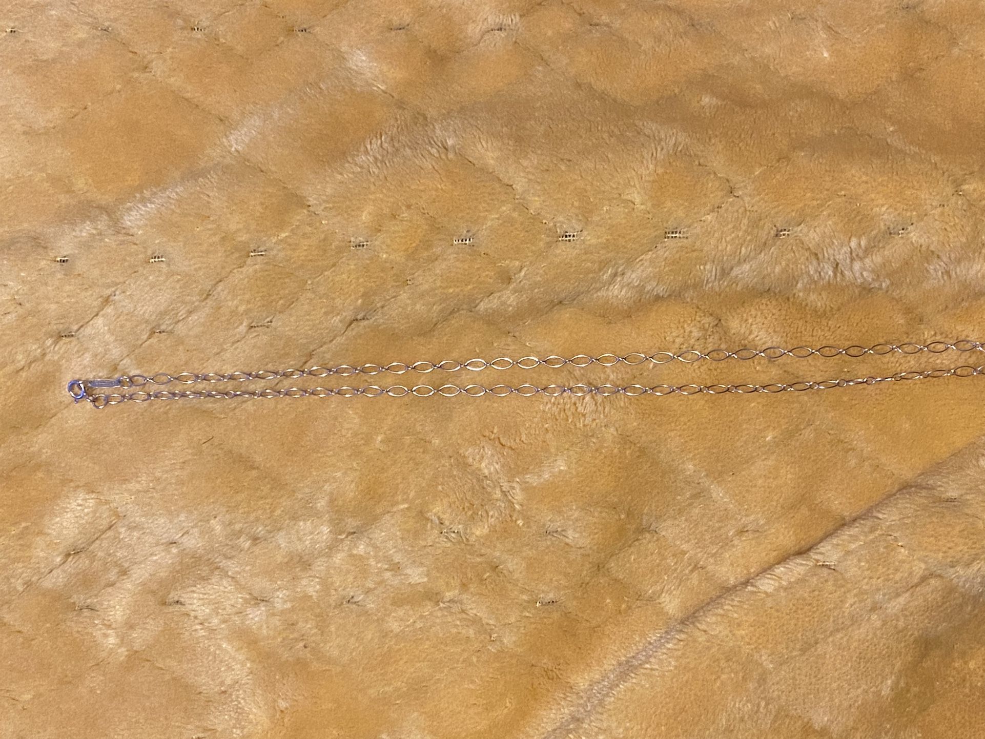 TIFFANY AND CO 18 INCH CABLE CHAIN IN STERLING SILVER
