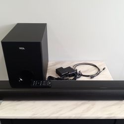 TCL Home Theater Sound Bar with Wireless Subwoofer