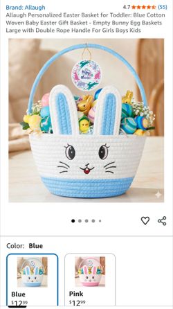 Allaugh Personalized Easter Basket