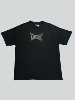 Tapout Locos vintage UFC black y2k t shirt Size XL