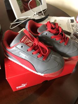 Boys puma size 10 sneakers