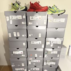 TAKE ALL BALENCIAGA 3XL RED AND FLOU YELLOW SNEAKERS 