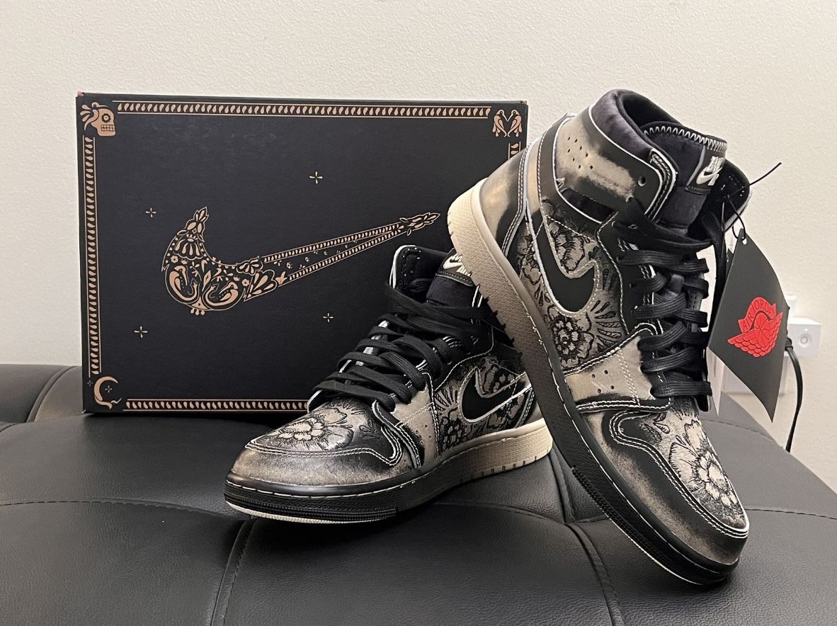 (Brand New/DS) Jordan 1 High Zoom Air CMFT 2 // Día De Muertos (Size 11.5)