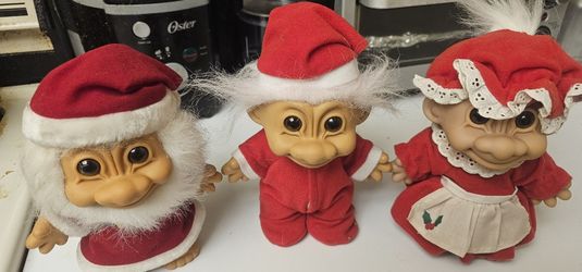 Vintage Russ Christmas Trolls