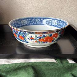 Vintage Tiffany & Co. Porcelain Floral Bowl