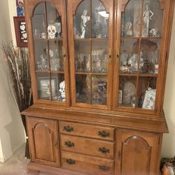 Ethan Allen Hutch and Table set