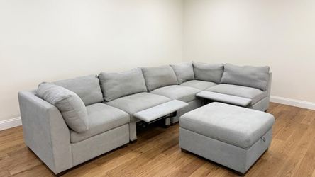 Gilman Creek Fabric Power Reclining Sectional