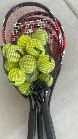 Wilson tennis rackets & tennis balls