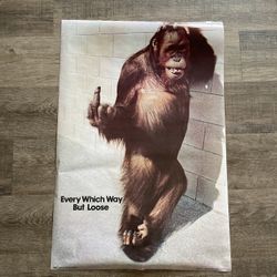 Every Which Way But Loose Vintage Poster